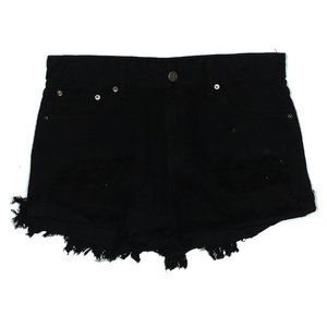 Just Black Denim Black Shorts